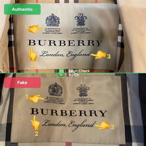 how to spot fake burberry london|identify burberry raincoat.